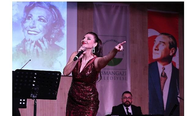 Cumhuriyet Divası Müzeyyen Senar Osmangazi'de Şarkılarla Anıldı