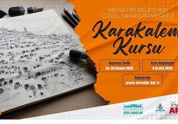 Güzel Sanatlar Merkezi'nde Kara Kalem Kursu Başlıyor