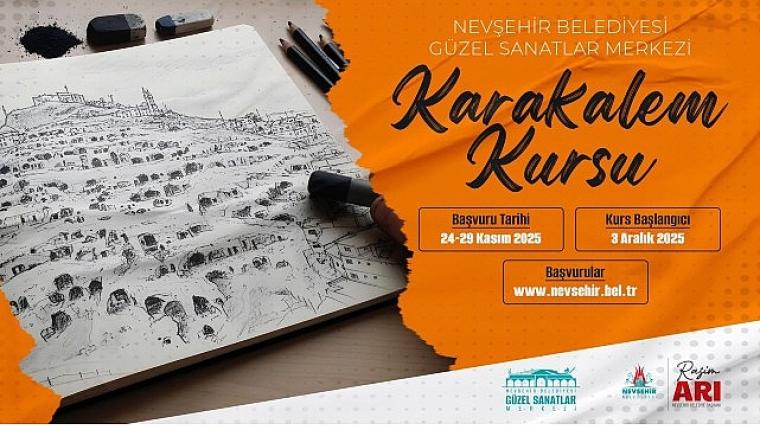 Güzel Sanatlar Merkezi'nde Kara Kalem Kursu Başlıyor