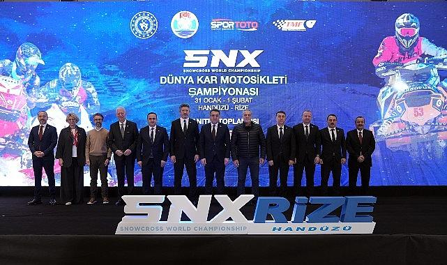 SNX Türkiye Dünya Kar Motosikleti Şampiyonası Rize Handüzü'nde