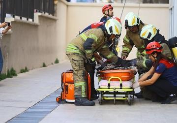 Karabağlar 'da Gerçeği Aratmayan Tatbikat