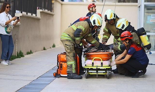 Karabağlar 'da Gerçeği Aratmayan Tatbikat