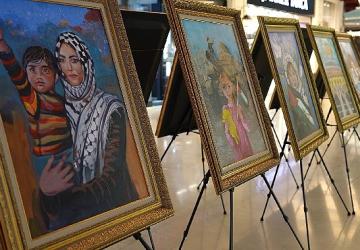 Konya Büyükşehir, Konya'daki Gazzeli Çocukların Resimlerinden Sergi Açtı