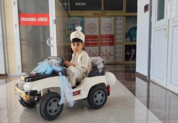 Kahta’da ameliyat öncesi çocukların kaygısını azaltan örnek uygulama