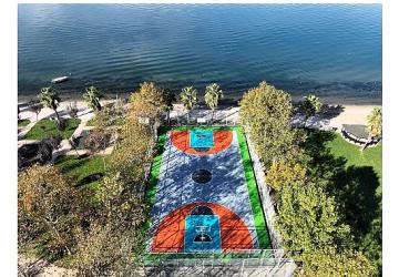 Büyükşehir'den spor sahalarına yenileme çalışması