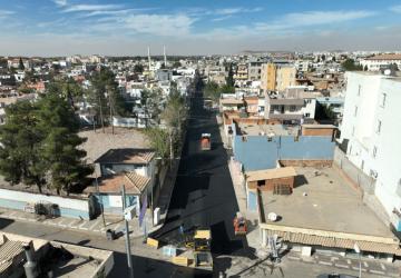 Büyükşehir, Ceylanpınar’da Karayolları Standartlarında Asfalt Çalışması Yaptı