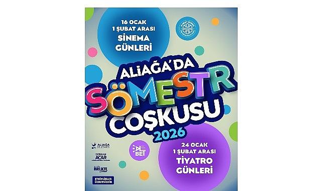 Aliağa Belediyesi'nden Sömestr Özel Tiyatro ve Sinema Günleri
