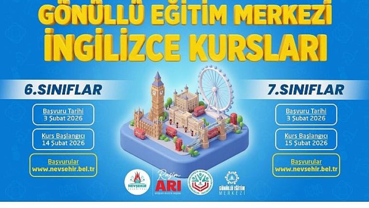 Nevşehir Belediyesi'nde Gönüllü Eğitim Kursları İçin Geri Sayım Başladı!