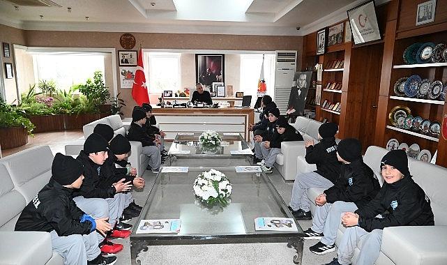 1918 Rice FK'dan Başkan Topaloğlu'na nezaket ziyareti