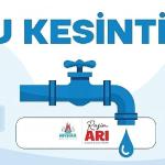 Nevşehir'de 8 Mahallede Planlı Su Kesintisi Yapılacak