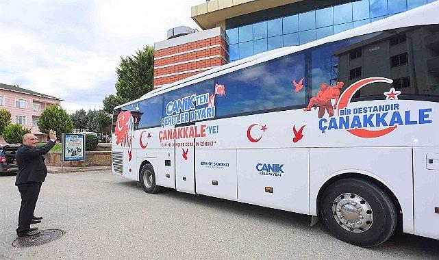 Başkan Sandıkçı: "Canikli gençlerimizi şehitler diyarı Çanakkale'yle buluşturuyoruz" Başkan Sandıkçı: "Canikli gençlerimizi şehitler diyarı Çanakkale'yle buluşturuyoruz"