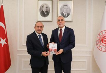 Başkan Sert, Bakan Işıkhan ile bir araya geldi: ‘Tayin yasağı Aile Yılı bitmeden çözülmeli’