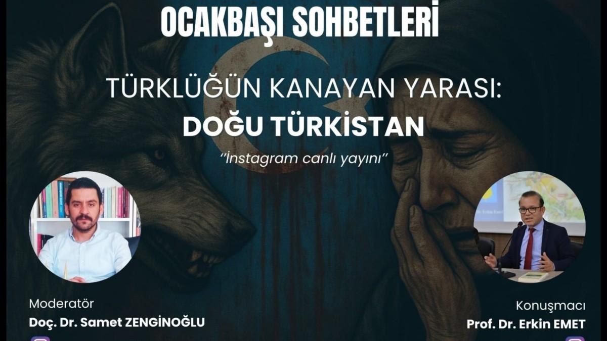 Türk Ocakları’ndan ‘Doğu Türkistan’ konulu canlı yayın Türk Ocakları’ndan ‘Doğu Türkistan’ konulu canlı yayın