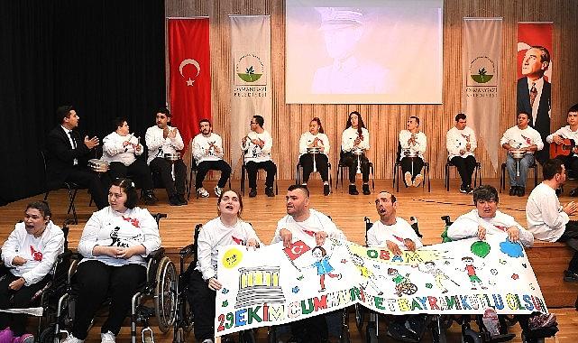 Cumhuriyet Bayramı coşkusu engelsiz yüreklerde attı  