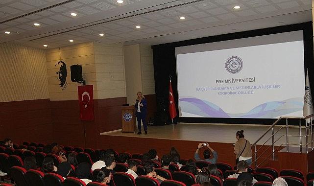EÜ Kariyer Planlama Koordinatörlüğü'nden gençlere ilham veren seminer EÜ Kariyer Planlama Koordinatörlüğü'nden gençlere ilham veren seminer