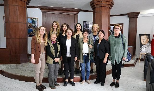 Didim Kadın Platformu'ndan Başkan Hatice Gençay'a Ziyaret
