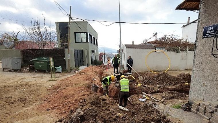 Konak'ın 4 mahallesinde daha doğal gaz devrimi