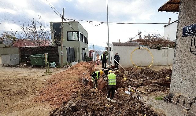 Konak'ın 4 mahallesinde daha doğal gaz devrimi