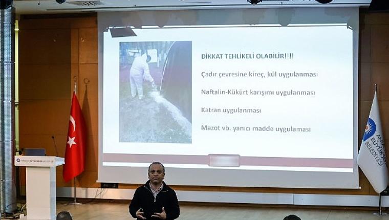 Büyükşehir'den ilaçlama personeline biyosidal ürün kullanımı eğitimi