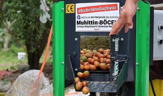 Büyükşehir'in ceviz soyma makineleri üreticilerin hizmetinde Büyükşehir'in ceviz soyma makineleri üreticilerin hizmetinde
