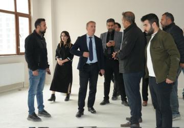 İl Millî Eğitim Müdürü Ali Tosun, eğitim yatırımlarını sahada inceledi