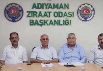 Ziraat Odaları, Adıyaman tarımının sorunlarını içeren raporu Cumhurbaşkanı’na sunacak