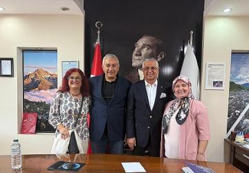 Başkan Topaloğlu'ndan Başkan Çervatoğlu'na ziyaret