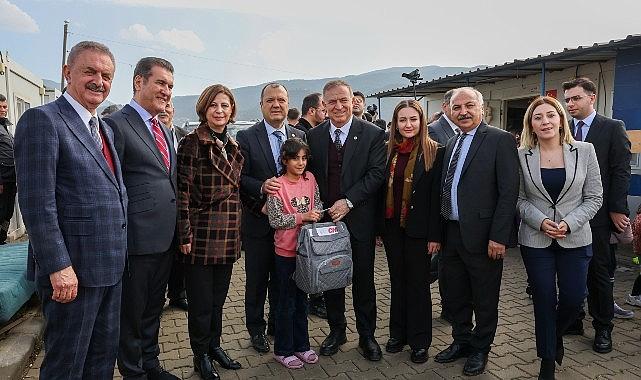 Başkan Vekili Özdemir deprem bölgesinde