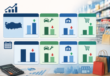 Ticaret satış hacmi şubatta yıllık arttı