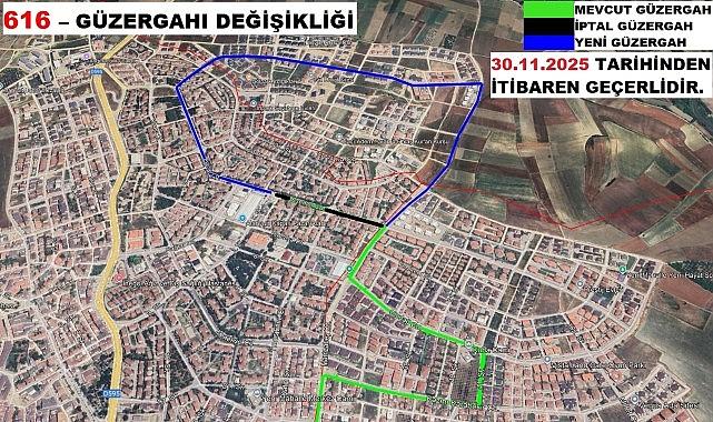 İnegöl'de Halk Otobüsü Hatlarında Düzenleme Yapıldı: Yeni Güzergâhlar 30 Kasım'da Başlıyor