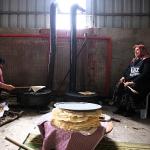 Eseler Köyü'nde Kaz Bayramı öncesi imece bereketi