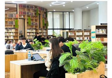 Kütüphaneler yarıyıl tatilinde cıvıl cıvıl