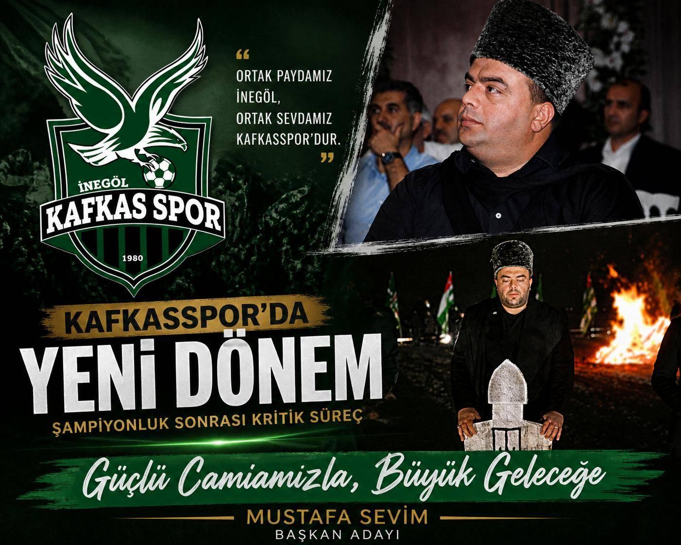 Kafkas Spor Başkan Adayı Sevim’den Önemli Açıklama