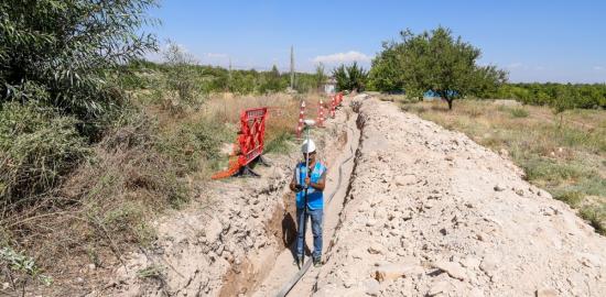 Bindal Mahallesi’nde 38 yıllık içme suyu hattı yenileniyor