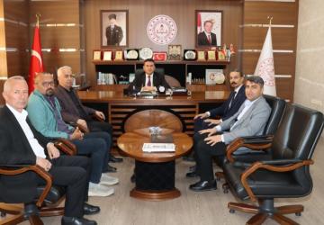 Sendika temsilcilerinden Kahta İlçe Milli Eğitim Müdürlüğüne ziyaret