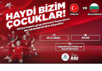 A Milli Takımımızın İki Maçını da Dev Ekranda Seyrediyoruz