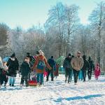 Kuzuyayla'da kar keyfi kış masalına dönüştü