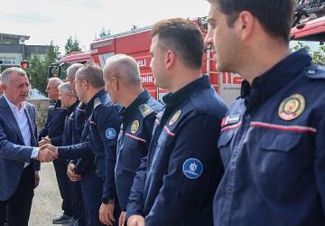 Büyükakın: İtfaiye erlerimiz Türkiye'nin kahramanları