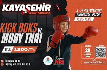 Nevşehir'de Minikler ve Yetişkinler İçin Kick Boks ve Muay Thai Kursları