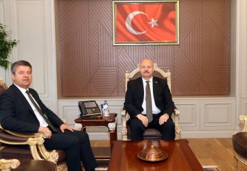 Abdurrahman Tutdere’den Vali Abdullah Küçük’e hayırlı olsun ziyareti