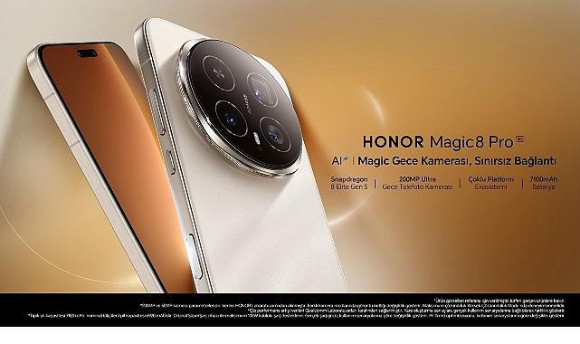 Yapay Zekâ Çağının Amiral Gemisi: HONOR Magic8 Pro Yakında Türkiye'de