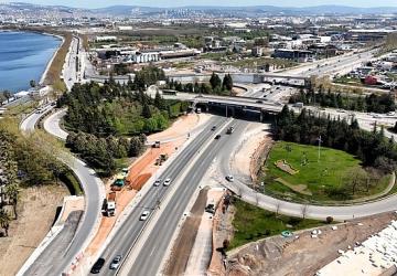 İzmit sahil bağlantı kolu trafiğe kapatılıyor