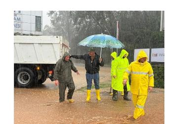 Yağışlar en çok Kemer'de