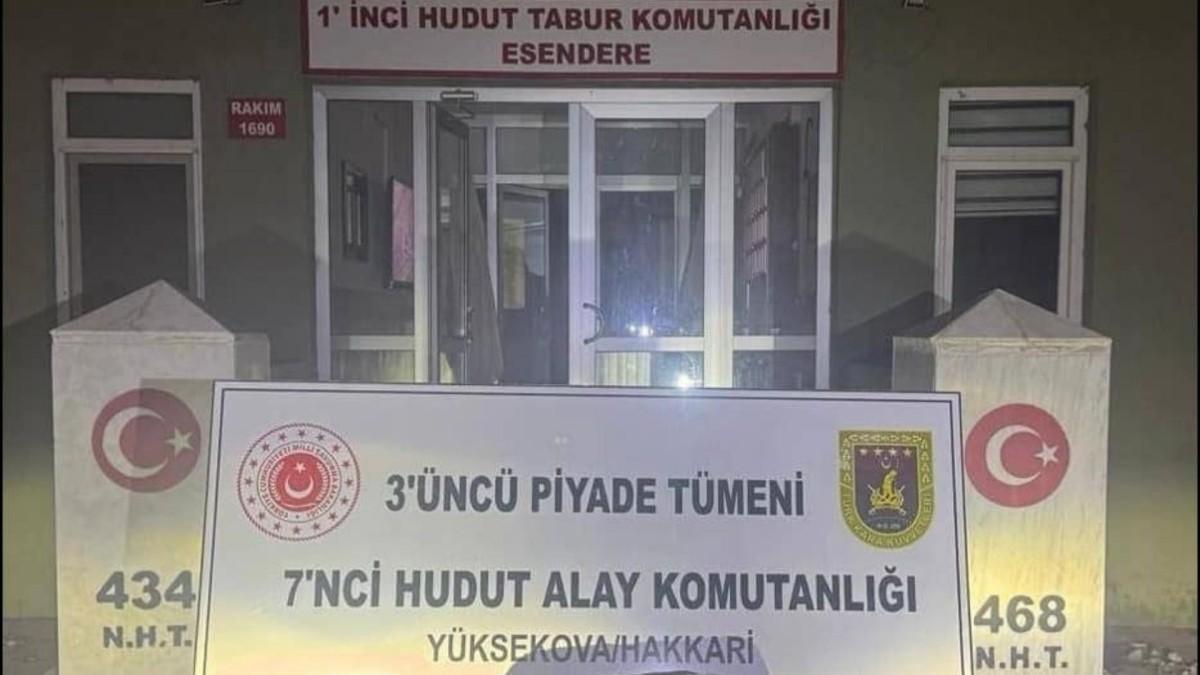 Hakkari hudutlarında uyuşturucu operasyonu