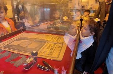 Çocuklardan Basın Müzesi'ne 10 Ocak ziyareti