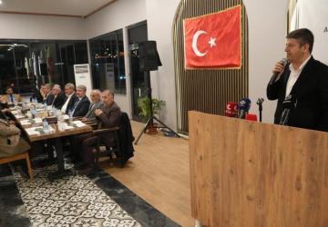 Başkan Tutdere, AGC’nin düzenlediği yemekte basın mensuplarıyla bir araya geldi