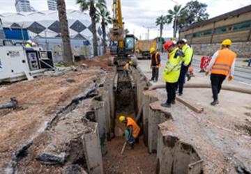 Alsancak'ta dev altyapı çalışması