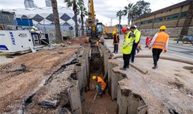 Alsancak'ta dev altyapı çalışması