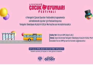 4. Yenişehir Çocuk Oyunları Festivali başlıyor