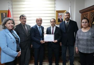 ADYÜ 'Spor, Beslenme Dostu ve Fiziksel Aktiviteyi Destekleyen İş Yeri' Sertifikası Aldı